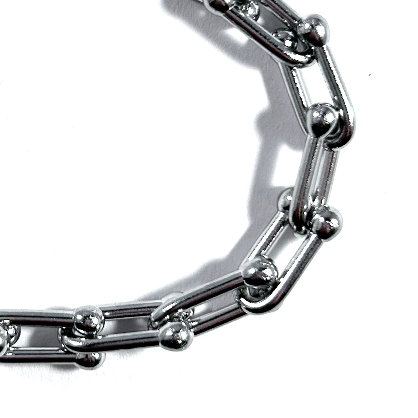 U-Link Chain Bracelet in Silver