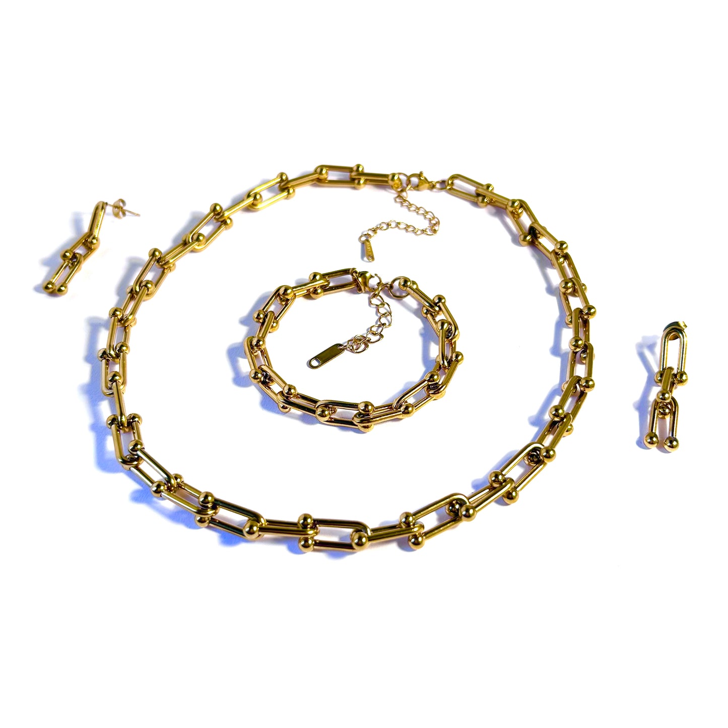 U-Link Chain Bracelet in Gold