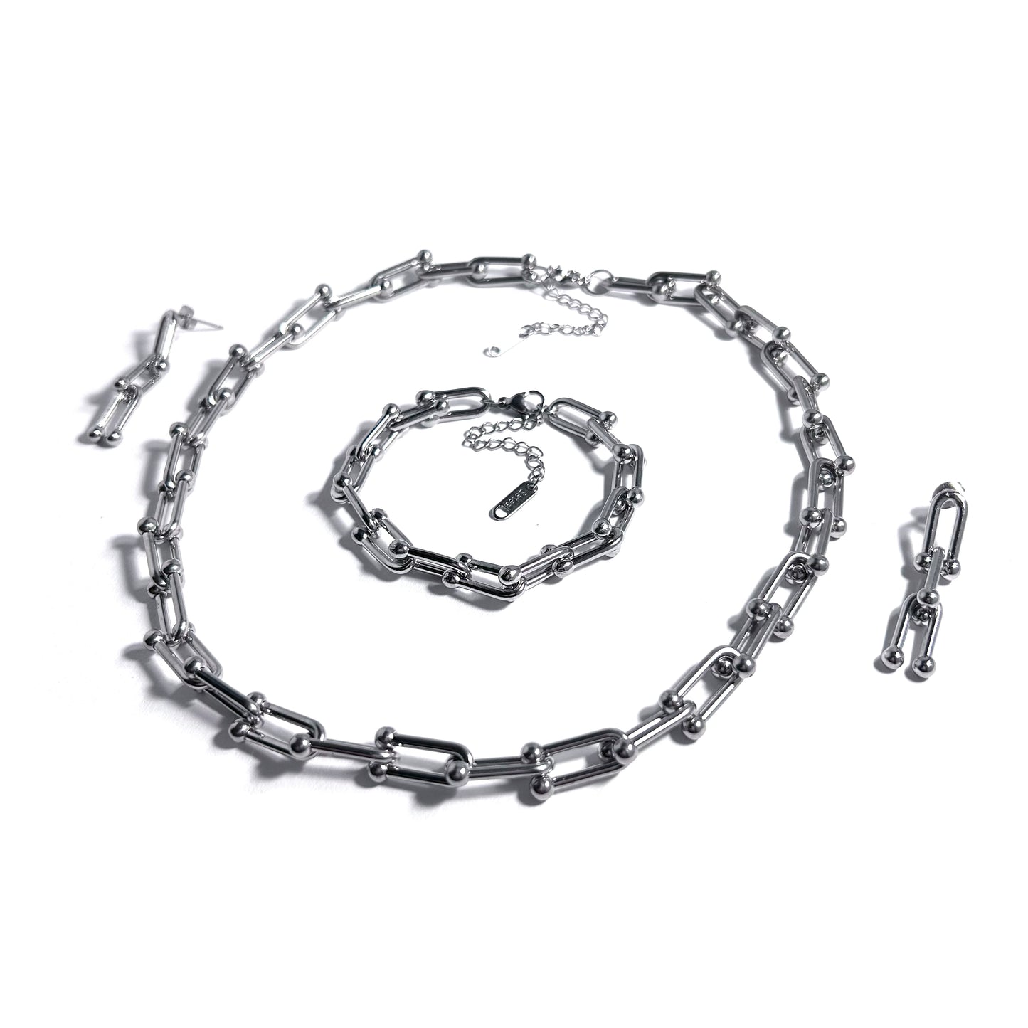 U-Link Chain Bracelet in Silver