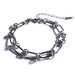 Knot Chain Bracelet in Silver