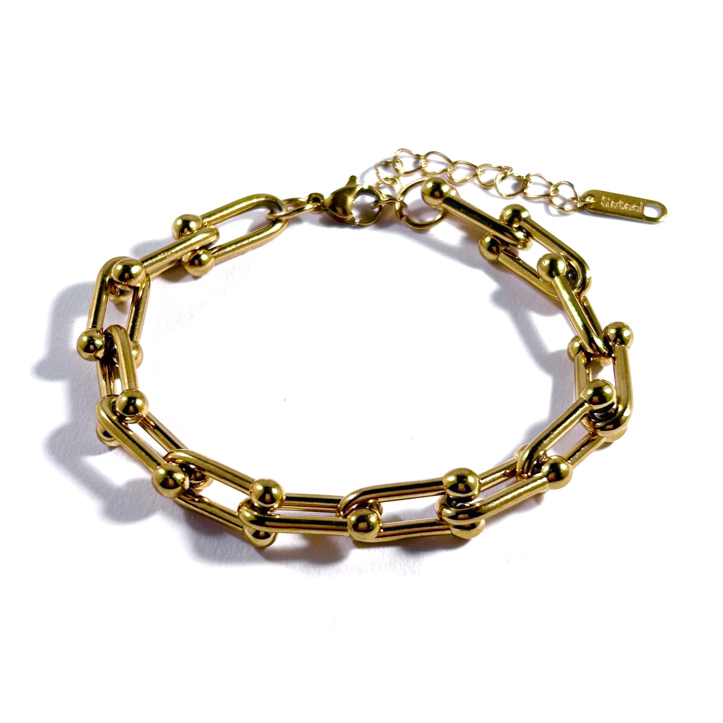 U-Link Chain Bracelet in Gold