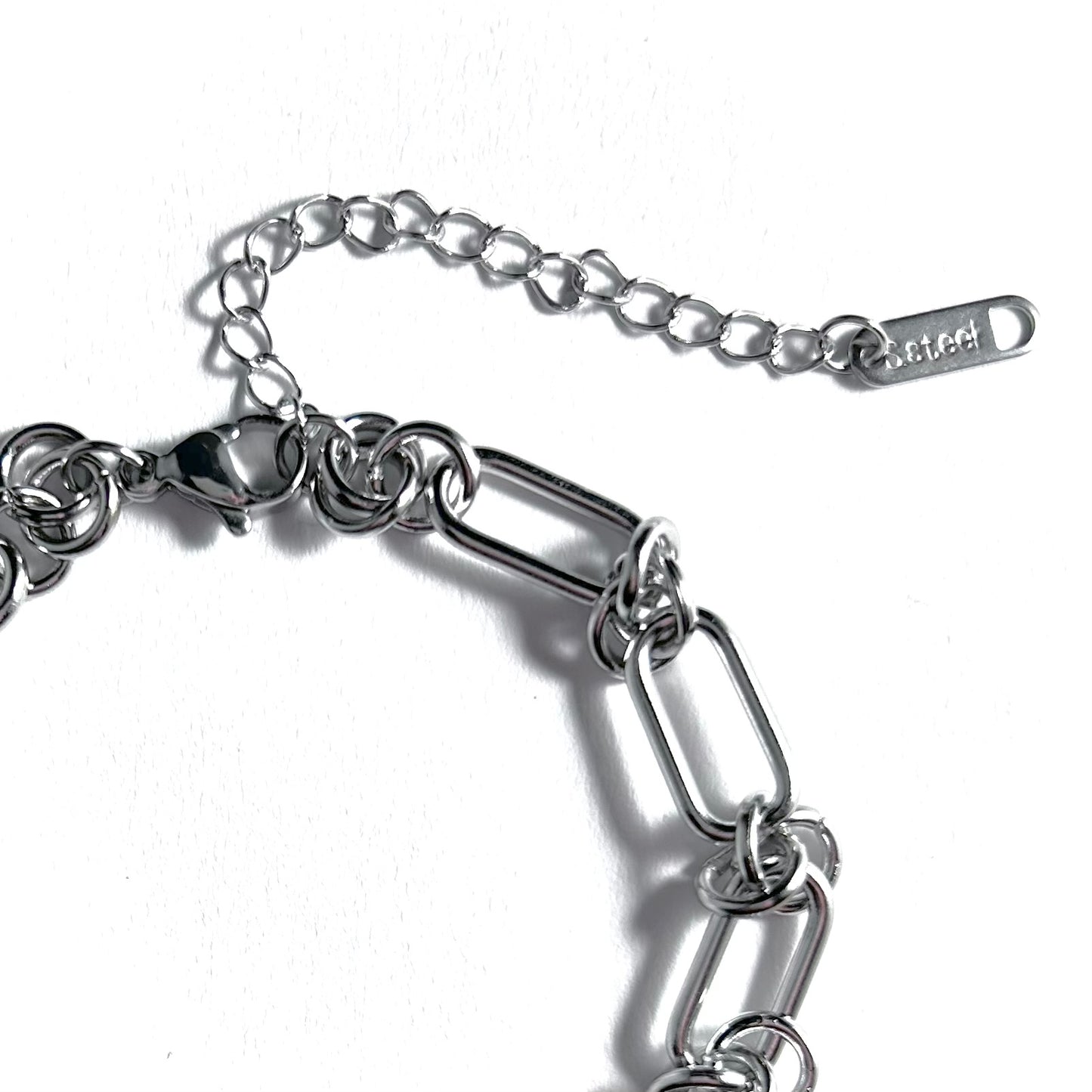 Knot Chain Bracelet in Silver