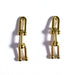 Three U-Link Chain Earrings in Gold